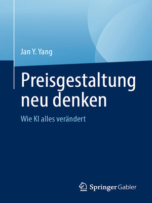 cover image of Preisgestaltung neu denken
